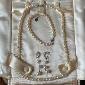 Antique Stauer pearl set